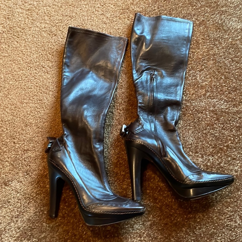 Celine vintage brown boots